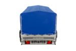 REMORQUE DE JARDIN UNITRAILER 264/2 KIPP AVEC ROUE DE SUPPORT, CHÂSSIS H-800 ET BACHE BLEUE – Image 4