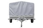 Remorque à un essieu 264x150 UNITRAILER GARDEN 265 KIPP avec arceau H-800 et bâche grise – Image 6