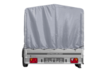 Remorque à un essieu  264x150 UNITRAILER GARDEN 265 KIPP avec châssis H-1100 et bâche grise – Image 3