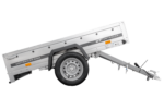 Remorque à un essieu sur ressorts 200x125 UNITRAILER GARDEN 201/R KIPP – Image 4