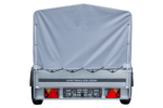 Remorque à un essieu sur ressorts 230x125 UNITRAILER GARDEN 230/R KIPP avec châssis H-800 et bâche grise – Image 5