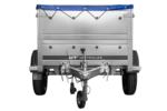 Remorque légère 150x106 UNITRAILER GARDEN 150 KIPP avec côtés BIS et bâche bleue – Image 6