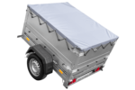 Remorque légère 150x106 UNITRAILER GARDEN 150 KIPP avec côtés BIS et bâche grise – Image 6