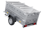 Remorque légère 200x106 UNITRAILER GARDEN 200 KIPP avec côtés BIS et bâche en aluminium – Image 3