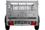 Remorque légère 200x106 UNITRAILER GARDEN 200 KIPP avec côtés en filet – Image 5