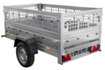 Remorque légère 200x106 UNITRAILER GARDEN 200 KIPP avec côtés en filet – Image 6