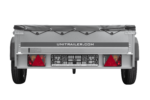 Remorque légère 200x125 UNITRAILER GARDEN 201 KIPP avec bâche grise – Image 3