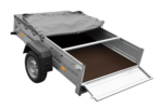 Remorque légère 200x125 UNITRAILER GARDEN 201 KIPP avec bâche grise – Image 6