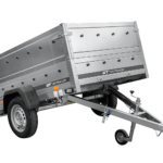 Remorque légère 200x125 UNITRAILER GARDEN 201 KIPP avec côtés BIS