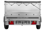 Remorque légère 200x125 UNITRAILER GARDEN 201 KIPP avec côtés BIS et bâche grise – Image 3
