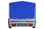 Remorque légère 230x125 UNITRAILER GARDEN 230 KIPP avec châssis H-800 et bâche bleue – Image 6
