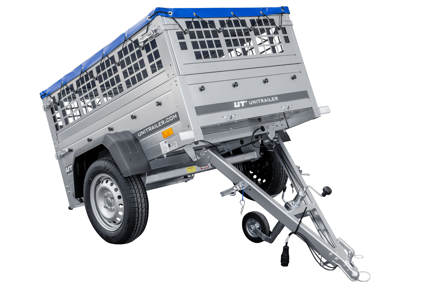 fre_pl_Remorque-porte-voitures-150x106-UNITRAILER-GARDEN-150-KIPP-avec-cotes-en-filet-et-bache-bleue-4485_6.png Remorque porte-voitures 150x106 UNITRAILER GARDEN 150 KIPP avec côtés en filet et bâche bleue – Image 1