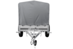 Remorque porte-voitures 200x106 UNITRAILER GARDEN 200 KIPP avec châssis H-800 et bâche grise – Image 5