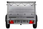 Remorque porte-voitures 200x106 UNITRAILER GARDEN 200 KIPP avec côtés BIS et bâche grise – Image 4