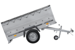 Remorque porte-voitures 200x106 UNITRAILER GARDEN 200 KIPP avec côtés BIS et bâche grise – Image 3