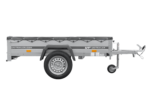 Remorque porte-voitures 200x125 UNITRAILER GARDEN 201 KIPP avec châssis H-0 et bâche grise – Image 4