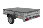 Remorque porte-voitures 200x125 UNITRAILER GARDEN 201 KIPP avec châssis H-0 et bâche grise – Image 6