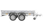 Remorque porte-voitures 264x150 UNITRAILER GARDEN 265/2 KIPP avec châssis H-0 et bâche grise – Image 3