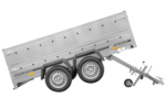 Remorque porte-voitures 264x150 UNITRAILER GARDEN 265/2 KIPP avec côtés BIS – Image 6