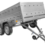 Remorque porte-voitures 264x150 UNITRAILER GARDEN 265/2 KIPP avec côtés BIS