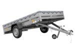 Remorque voiture 264x150 UNITRAILER GARDEN 265 KIPP avec châssis H-0 et bâche grise