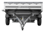 Remorque voiture 264x150 UNITRAILER GARDEN 265 KIPP avec châssis H-0 et bâche grise – Image 6