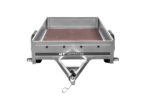 Remorque voiture simple essieu Unitrailer Garden Trailer 230 x 125 cm avec timon fixe 500/750 kg – Image 4