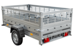 Unitrailer GARDEN TRAILER 230 KIPP (NEW) remorque voiture avec roue jockey et côtés grillagés – Image 3