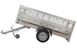 Unitrailer GARDEN TRAILER 230 KIPP (NEW) remorque voiture avec roue jockey et côtés grillagés – Image 6
