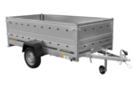 Unitrailer Remorque de Jardin 264 KIPP (Neuf) avec Roue Jockey et Planches Bis