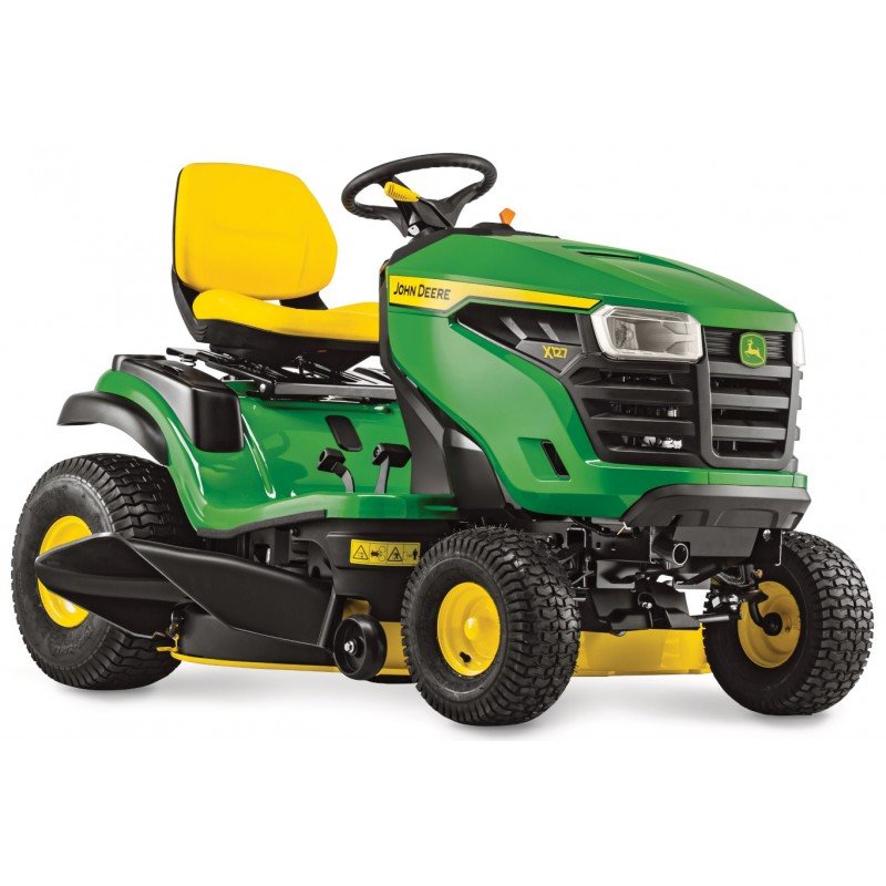 tondeuse-autoportee-john-deere-x127.jpg Tondeuse autoportée à éjection arrière JOHN DEEERE X127 – Image 1